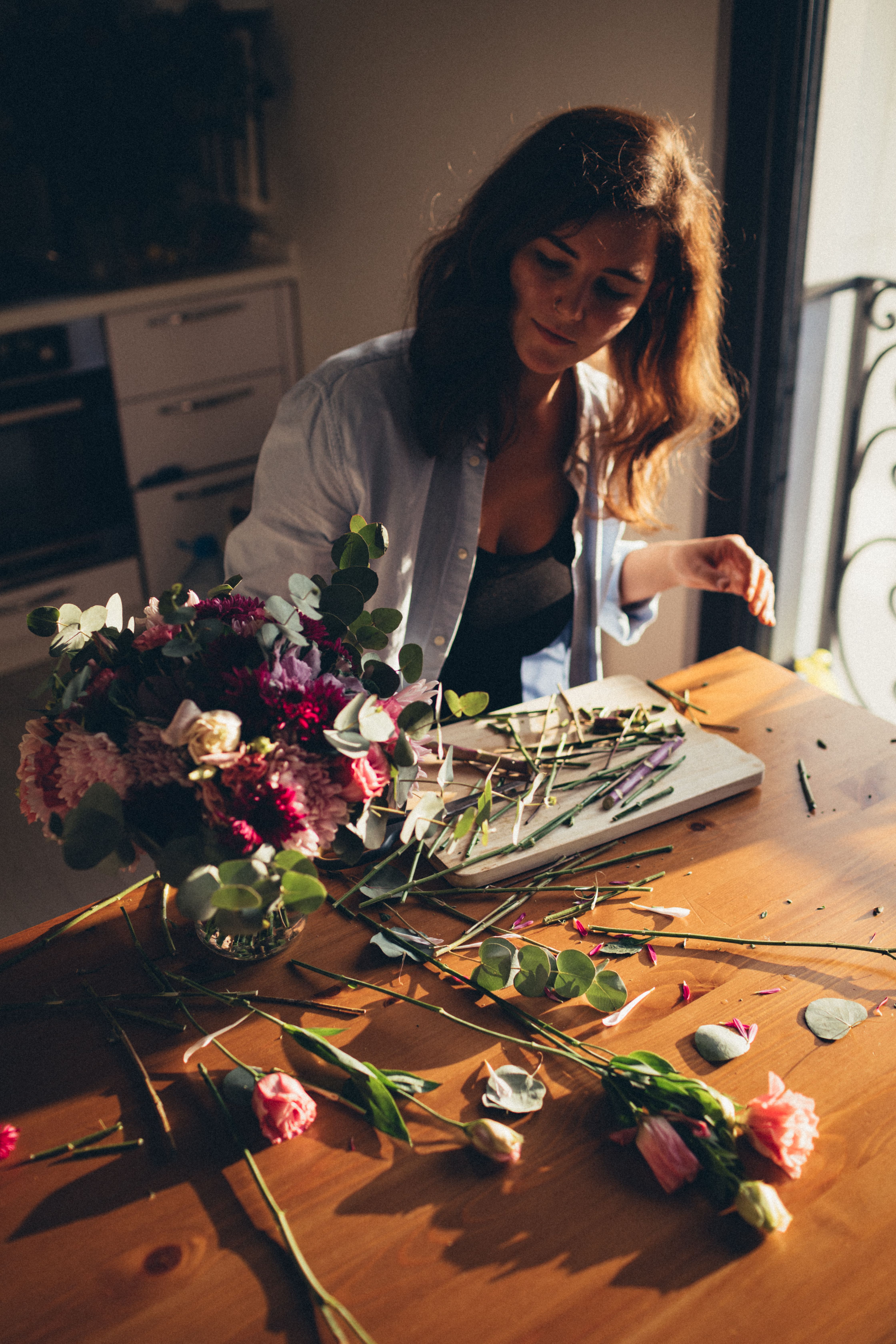 Table layout decoration for feasts